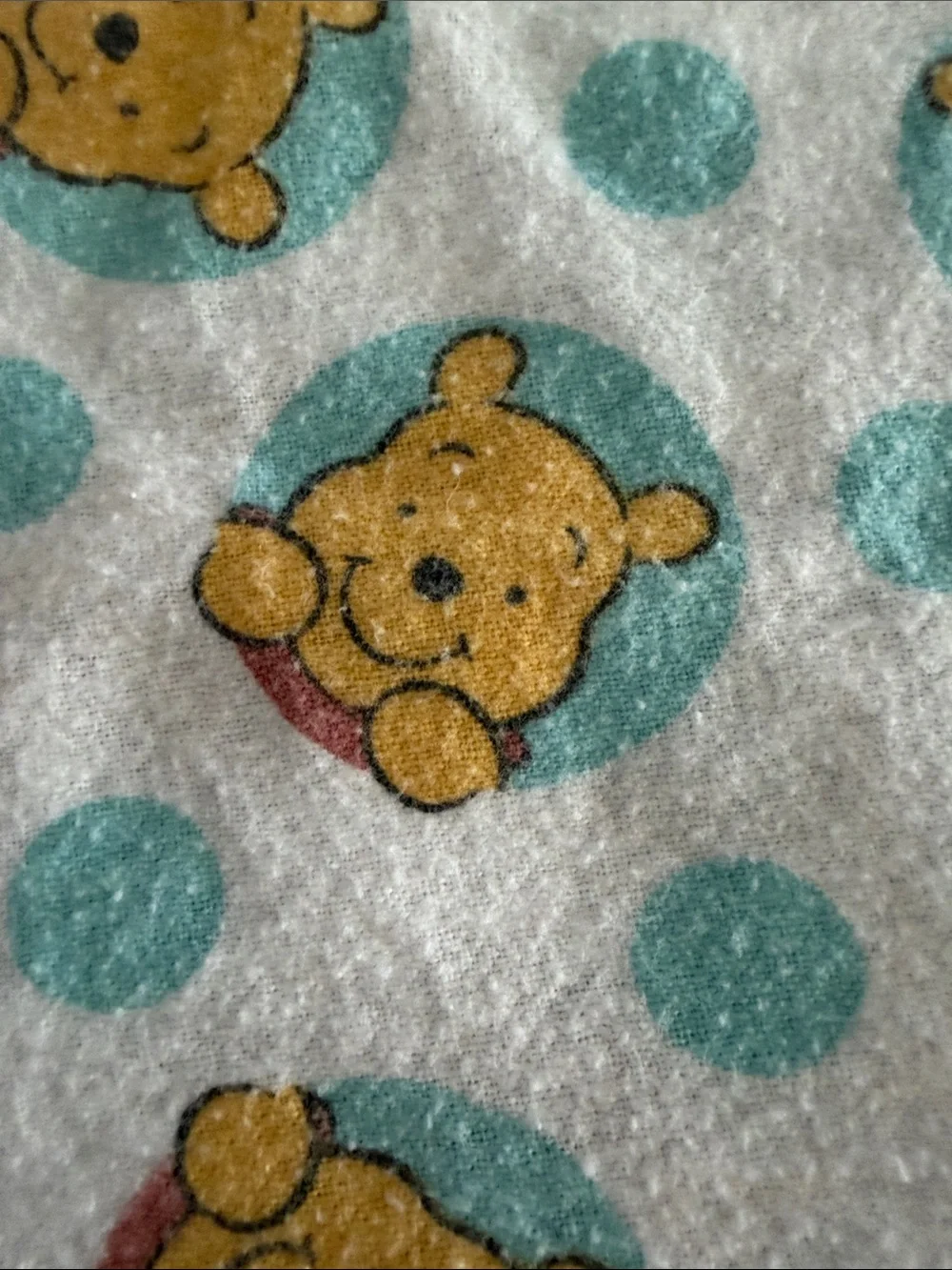 Disney Baby Winnie the Pooh Baby Burp or Swaddling Cloths- Set of 3